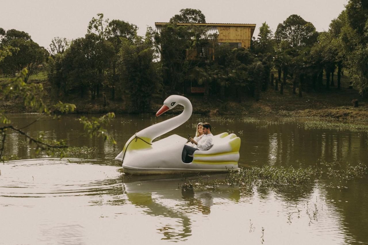Cabana Gala Unica Exclusiva No Vale Das Macieiras Urubici Bagian luar foto